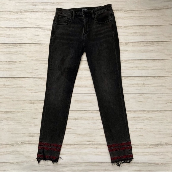 DRIFTWOOD Jackie Stripe Trim Ankle Jeans | Size 26 - Picture 3 of 11